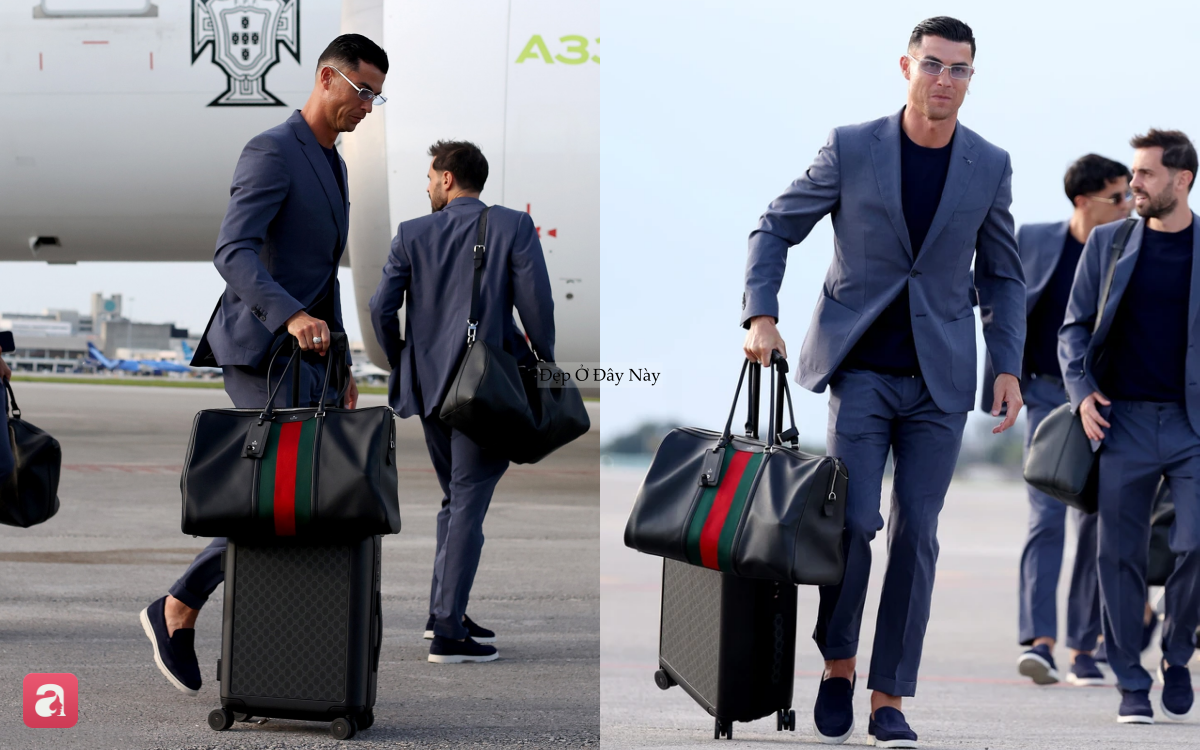 Chiếc t&uacute;i mang tới World Cup gợi nhớ chuyện t&igrave;nh như cổ t&iacute;ch của Ronaldo v&agrave; vợ - Ảnh 2.