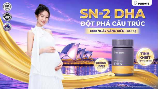 Perdays Pregnancy DHA: SN-2 DHA từ vi tảo &Uacute;c, đạt chuẩn TGA cho mẹ bầu - Ảnh 4.