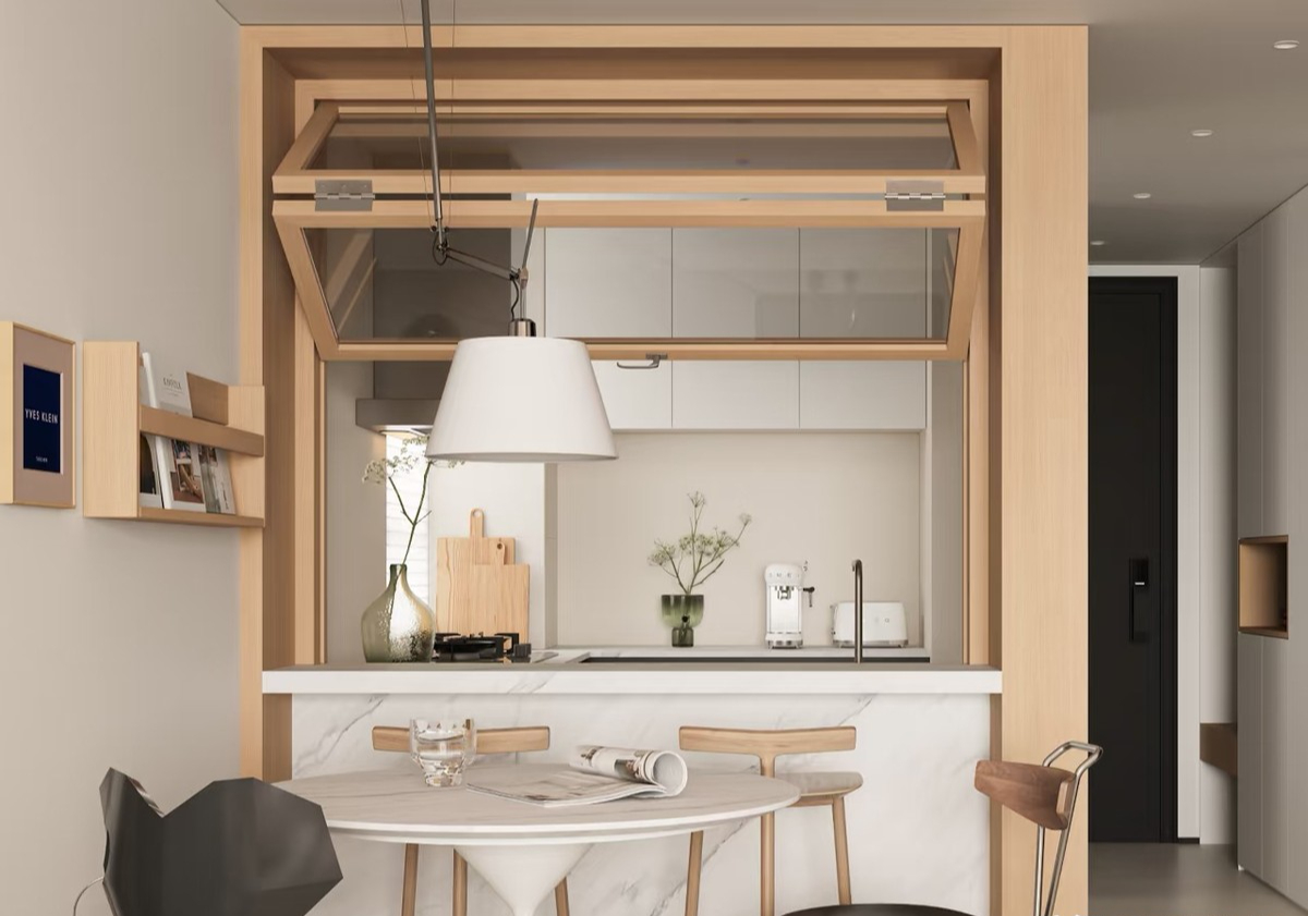 Ngày càng nhiều gia đình bỏ cửa trượt nhà bếp: 3 phương án thay thế giúp không gian sáng hơn, rộng hơn và đỡ bí bách - Ảnh 5.