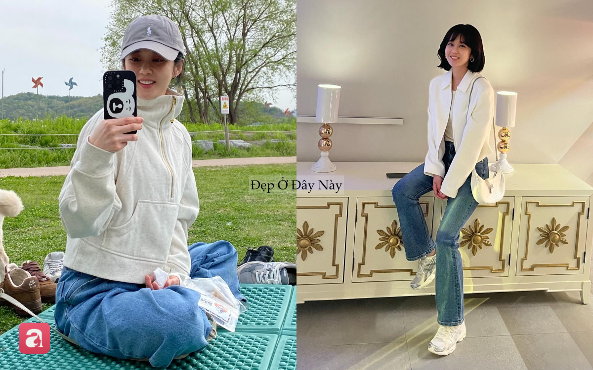 Jang Na Ra l&ecirc;n đồ trẻ trung m&agrave; kh&ocirc;ng sến, chị em ngo&agrave;i 40 tuổi rất n&ecirc;n học theo ngay - Ảnh 3.