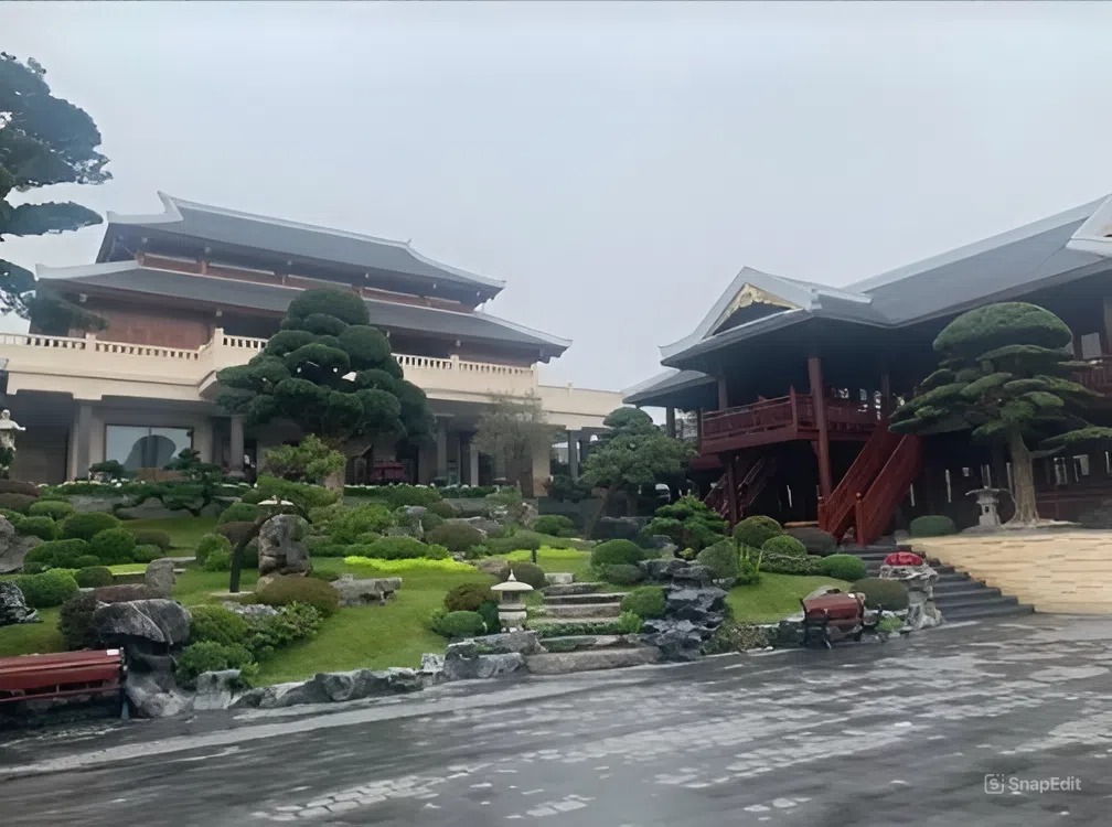 Biệt phủ c&ocirc;ng vi&ecirc;n của trưởng th&ocirc;n trẻ nhất Việt Nam với c&acirc;y cảnh h&agrave;ng chục tỷ - Ảnh 1.