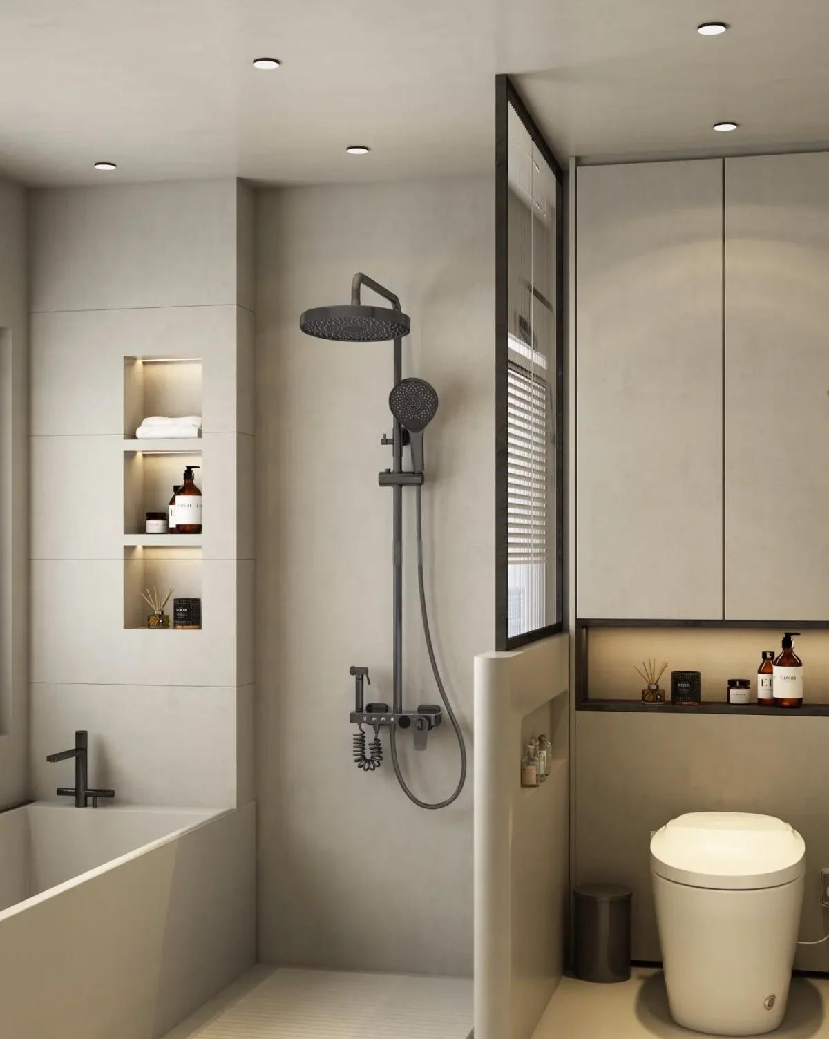 Ngày càng nhiều gia đình bỏ vách tắm kính: 5 giải pháp thay thế đẹp hơn, dễ vệ sinh hơn và tiết kiệm diện tích - Ảnh 5.