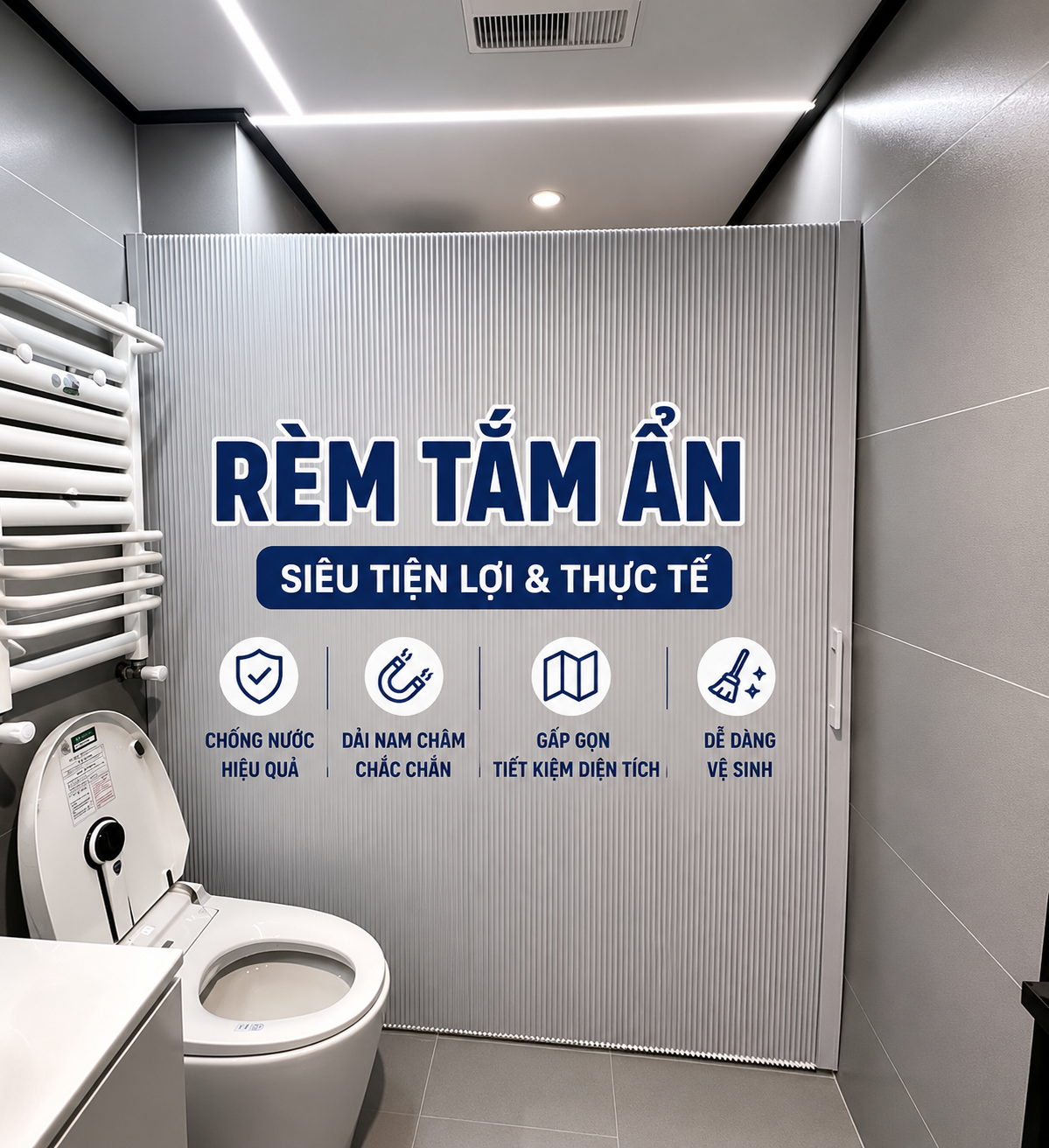 Ngày càng nhiều gia đình bỏ vách tắm kính: 5 giải pháp thay thế đẹp hơn, dễ vệ sinh hơn và tiết kiệm diện tích - Ảnh 6.