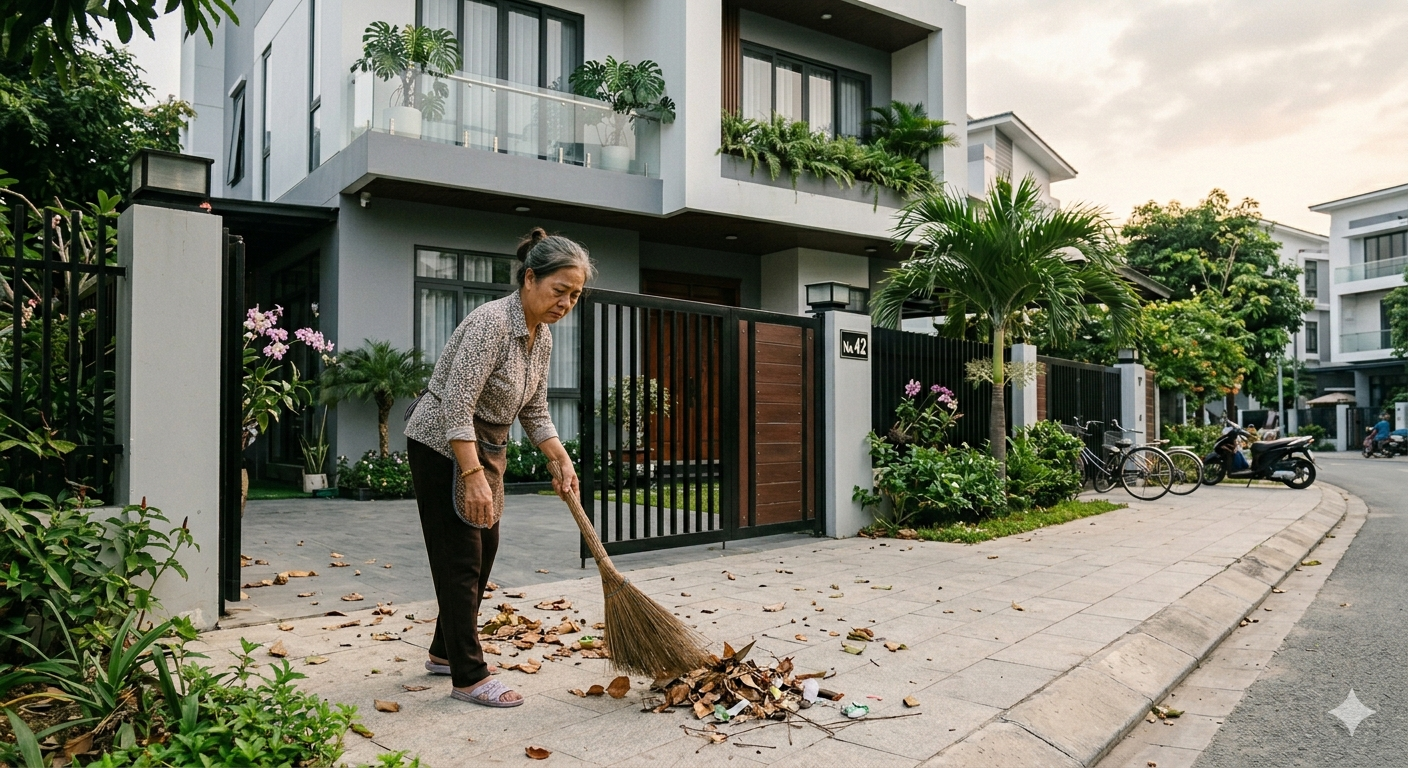 Nghỉ ốm 1 tuần ở nh&agrave;, t&ocirc;i mới ph&aacute;t hiện b&iacute; mật khiến mẹ chồng phải lặng lẽ qu&eacute;t s&acirc;n 4 lần mỗi ng&agrave;y - Ảnh 1.