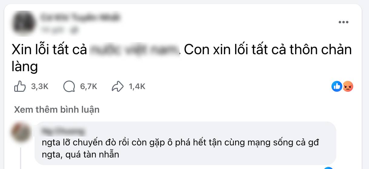 D&ograve;ng trạng th&aacute;i cuối c&ugrave;ng g&acirc;y phẫn nộ trong vụ &aacute;n mạng Bắc Ninh - Ảnh 1.