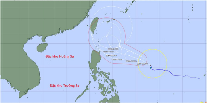 B&atilde;o Mekhala di chuyển nhanh , chưa c&oacute; dấu hiệu v&agrave;o Biển Đ&ocirc;ng Việt Nam 2026 - Ảnh 1.
