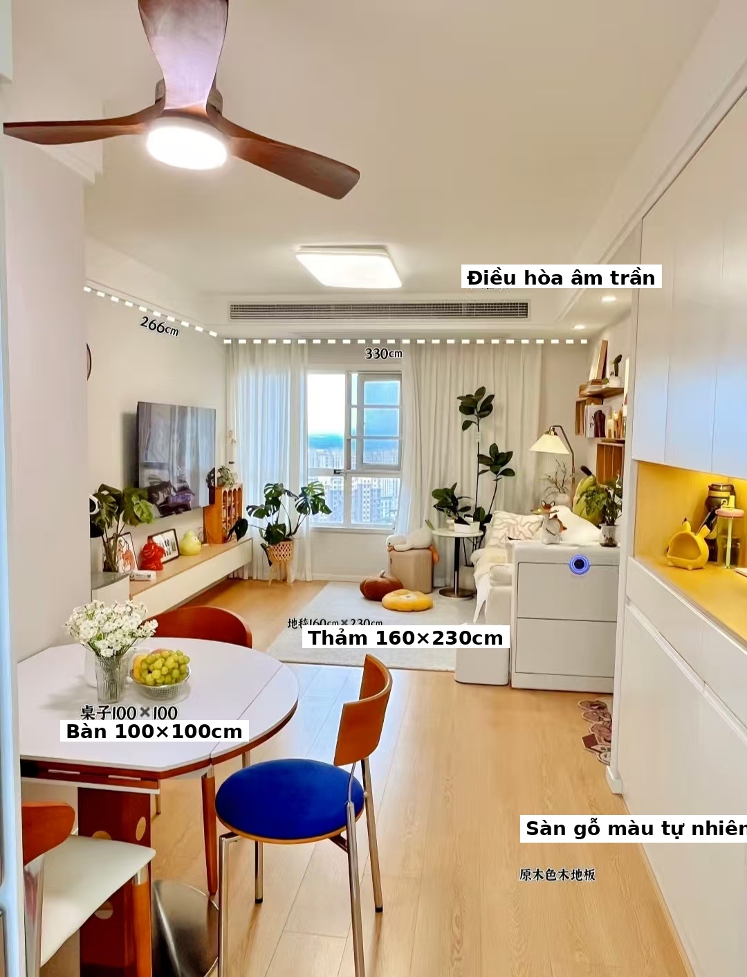 Từ chối trang tr&iacute; &ldquo;qu&aacute; đ&agrave;&rdquo;, người phụ nữ chi chưa tới 260 triệu đồng cải tạo căn hộ 76m&sup2;: Th&agrave;nh quả khiến h&agrave;ng x&oacute;m k&eacute;o nhau tới học hỏi - Ảnh 7.