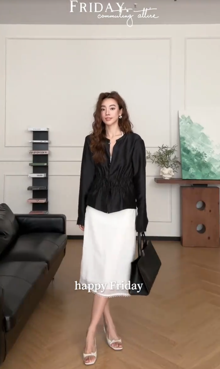 Phụ nữ Ph&aacute;p đi l&agrave;m c&oacute; g&igrave; hay? 5 outfit c&ocirc;ng sở tối giản m&agrave; kh&iacute; chất ng&uacute;t ng&agrave;n- Ảnh 6.