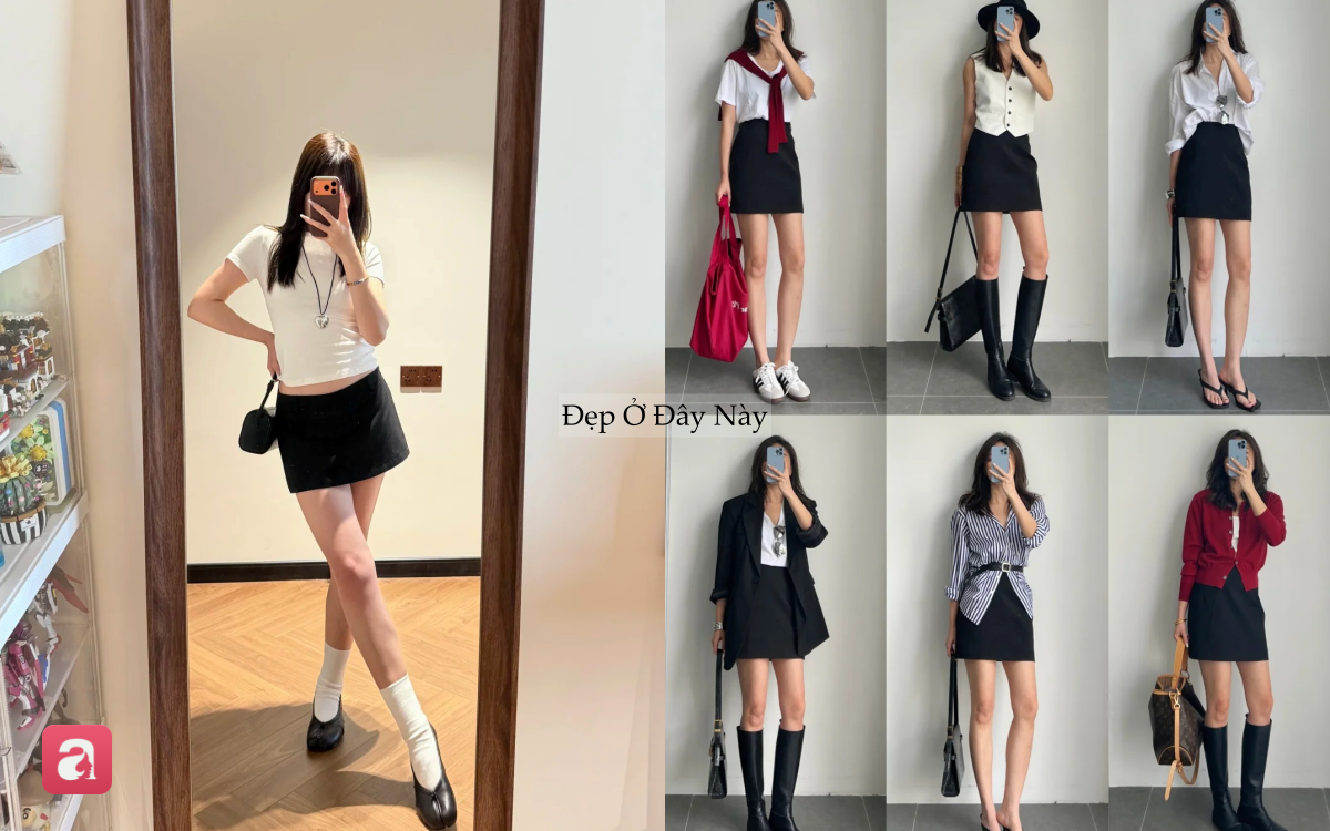 4 kiểu ch&acirc;n v&aacute;y chữ A kh&ocirc;ng bao giờ lỗi mốt m&agrave; hội m&ecirc; style 