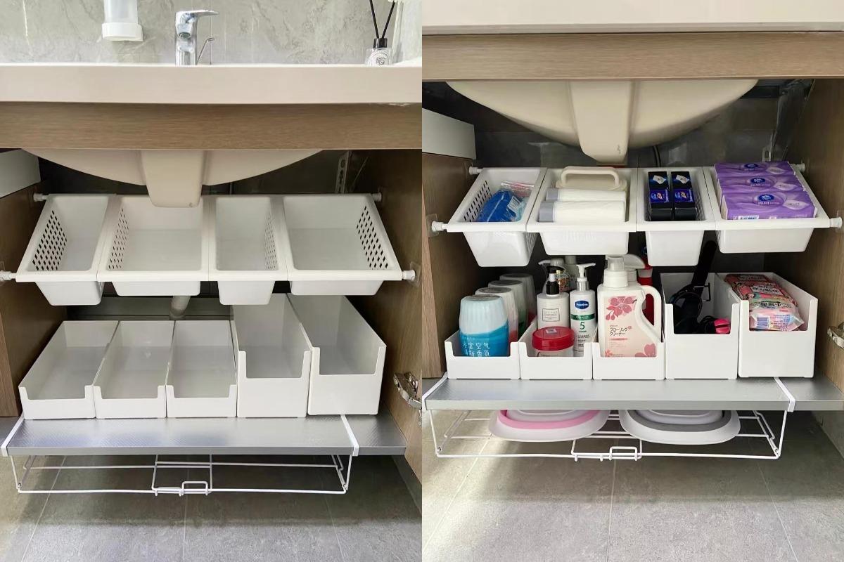 T&ocirc;i rất ngưỡng mộ c&aacute;ch người phụ nữ 53 tuổi n&agrave;y sắp xếp ph&ograve;ng tắm: Kh&ocirc;ng gian nhỏ nhưng chứa được gấp đ&ocirc;i đồ đạc, l&uacute;c n&agrave;o cũng sạch sẽ v&agrave; gọn g&agrave;ng - Ảnh 1.