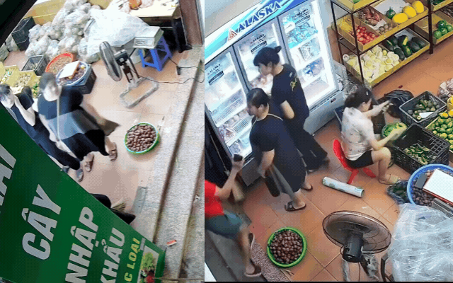 Người phụ nữ mang thai bị h&agrave;nh hung trong cửa h&agrave;ng hoa quả: Sự việc g&acirc;y bức x&uacute;c x&atilde; hội - Ảnh 1.