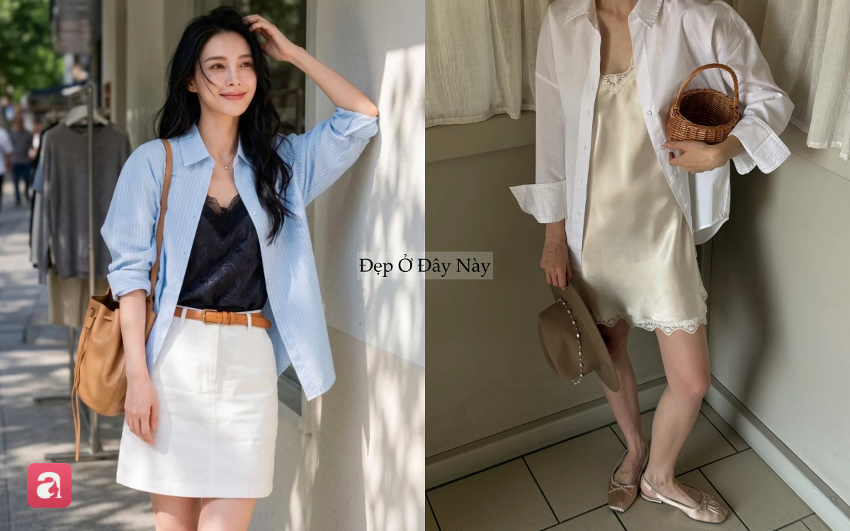 Áo lụa đính ren đang hot rần rần, nhưng mặc sao để đẹp mà không lo