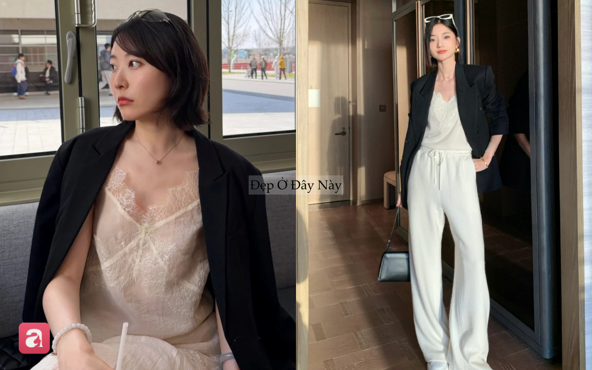 Áo lụa đính ren đang hot rần rần, nhưng mặc sao để đẹp mà không lo