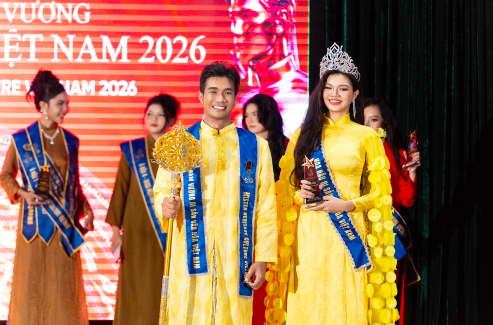 Hậu trường cuộc thi Hoa hậu v&agrave; Nam vương Di sản Văn h&oacute;a Việt Nam 2026 đầy ấn tượng - Ảnh 4.