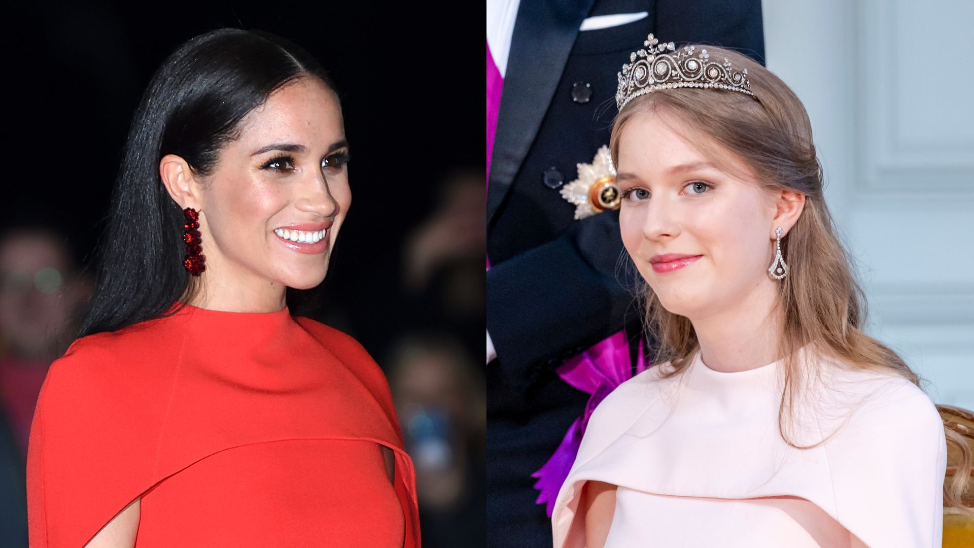 C&ocirc;ng ch&uacute;a Eleonore của Bỉ tỏa s&aacute;ng với đầm giống Meghan Markle tại quốc yến 2026 - Ảnh 1.