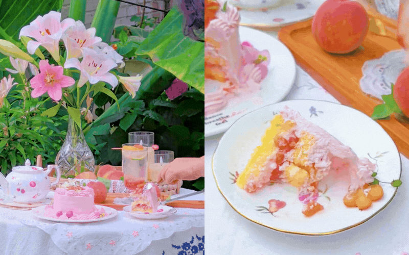 Khu vườn kiểu Ph&aacute;p của người phụ nữ sống độc th&acirc;n c&ugrave;ng cỏ c&acirc;y b&aacute;nh tr&aacute;i: 