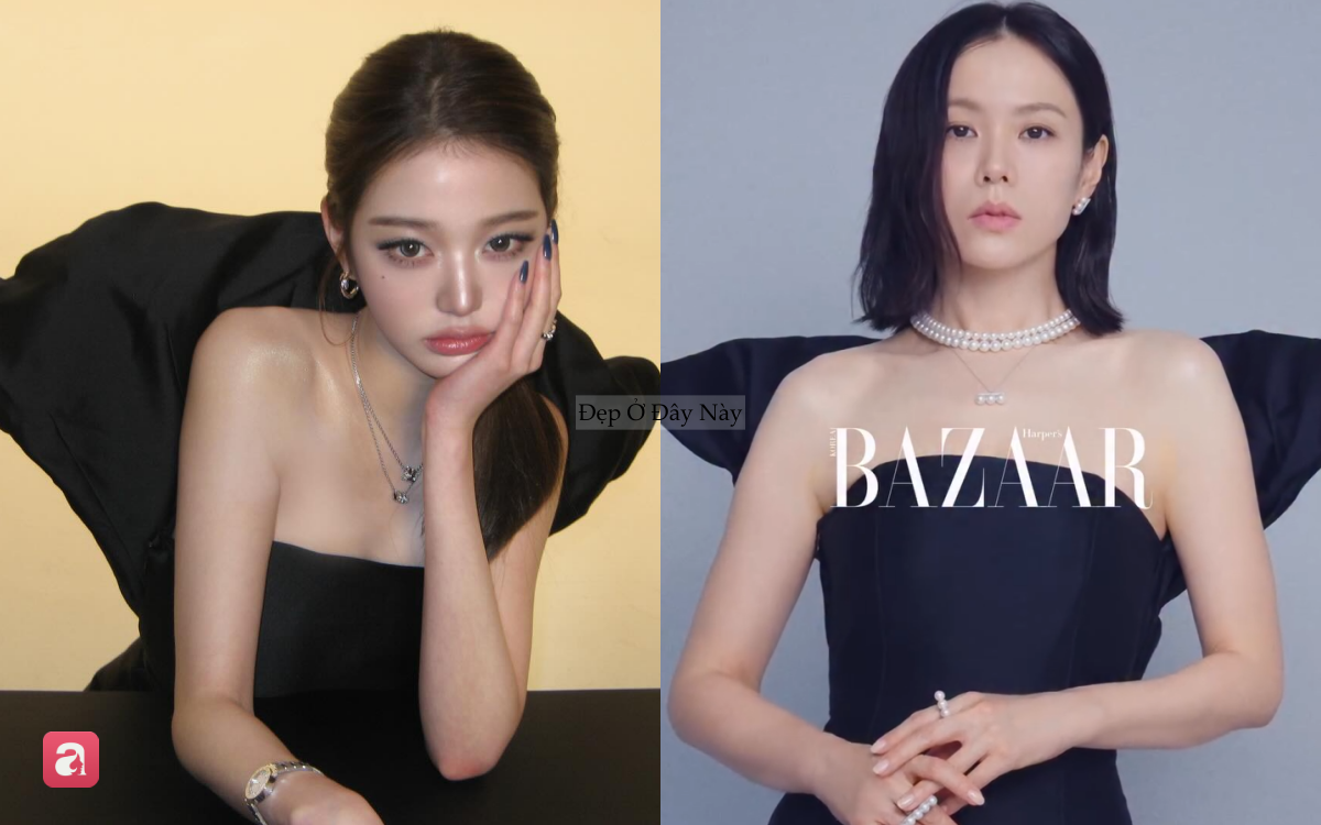 Son Ye Jin v&agrave; Jang Won Young c&ugrave;ng mặc một thiết kế: Người được khen kh&iacute; chất, người g&acirc;y sốt v&igrave; thần th&aacute;i - Ảnh 2.