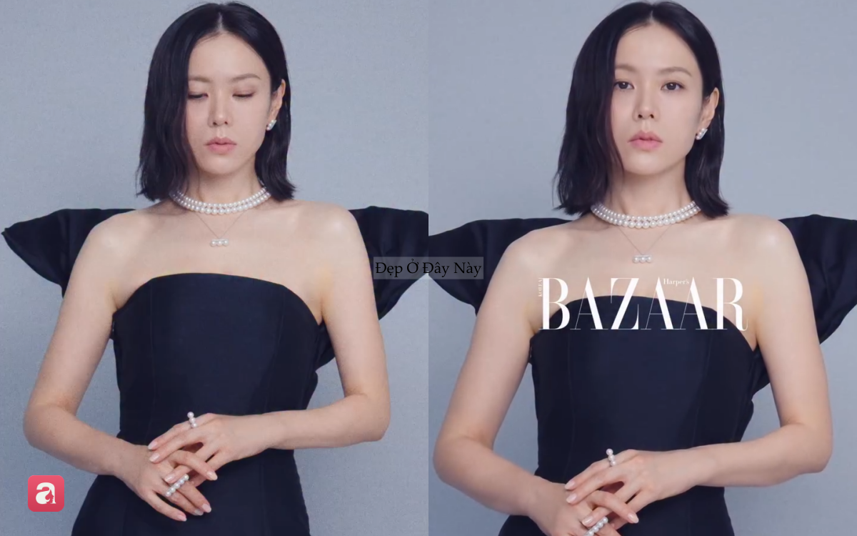 Son Ye Jin v&agrave; Jang Won Young c&ugrave;ng mặc một thiết kế: Người được khen kh&iacute; chất, người g&acirc;y sốt v&igrave; thần th&aacute;i - Ảnh 4.