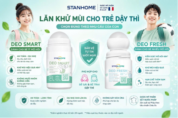 Trẻ dậy th&igrave; c&oacute; n&ecirc;n d&ugrave;ng lăn khử m&ugrave;i người lớn? - Ảnh 5.