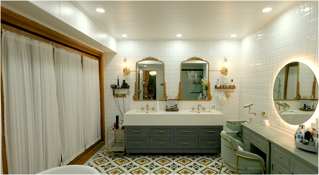 B&ecirc;n trong biệt thự cổ 300m2 giữa rừng của nữ TikToker 3 triệu follower - Ảnh 21.