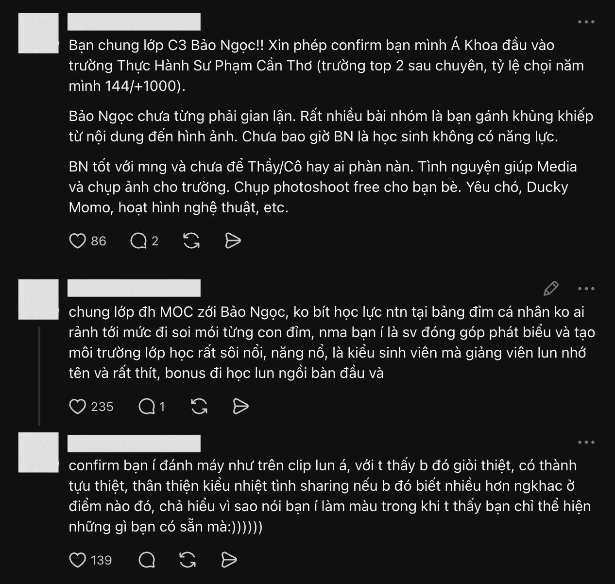 Bạn c&ugrave;ng lớp tiết lộ sự thật về chuyện học h&agrave;nh của Bảo Ngọc sau drama d&ugrave;ng AI sửa thư mời tr&uacute;ng tuyển- Ảnh 2.