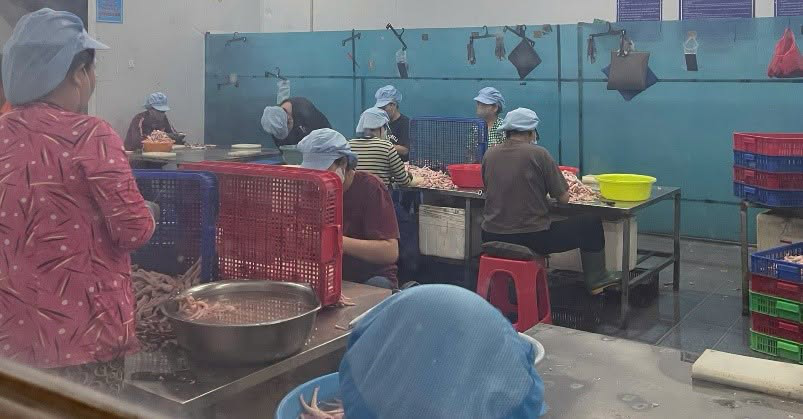 Đột k&iacute;ch c&ocirc;ng ty ch&acirc;n g&agrave; r&uacute;t xương tại Đồng Nai ph&aacute;t hiện hơn 7 tấn h&agrave;ng qu&aacute; hạn - Ảnh 1.