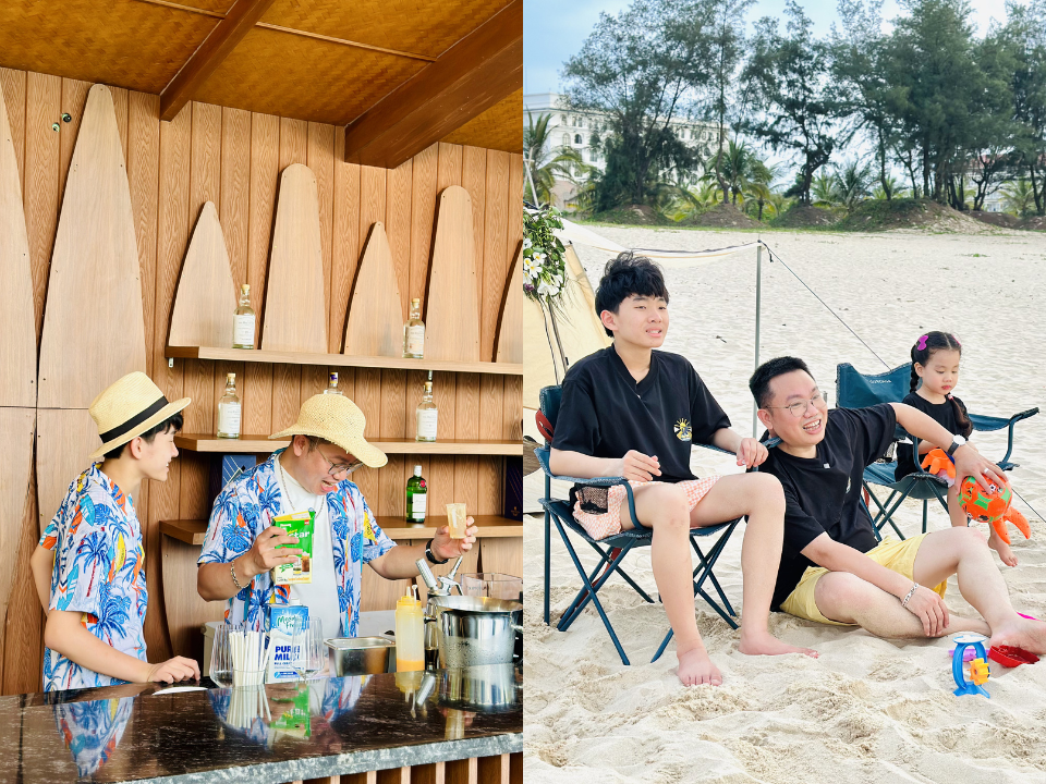 Chặng kết Cha Con Vạn Dặm m&ugrave;a 2 đầy tiếng cười tại voco Quang Binh Resort - Ảnh 4.