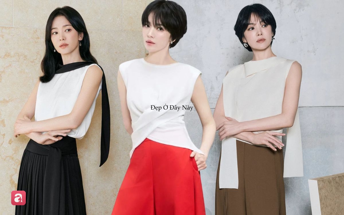 Song Hye Kyo c&oacute; kiểu &aacute;o 