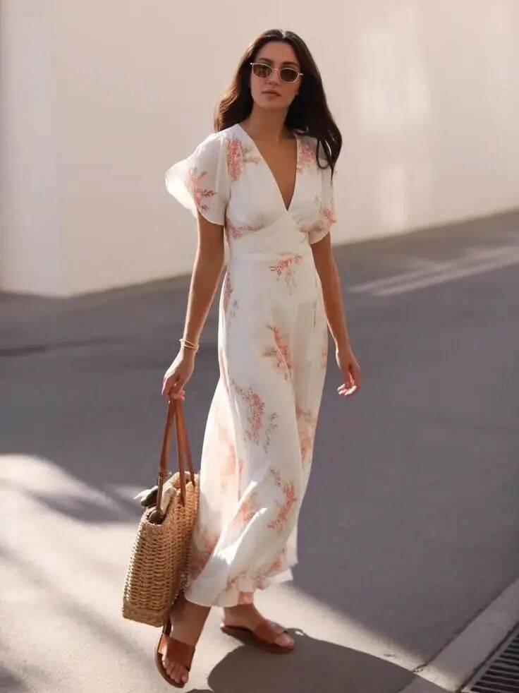 M&ugrave;a h&egrave; n&agrave;y, v&aacute;y tea dress m&agrave; phối c&ugrave;ng 