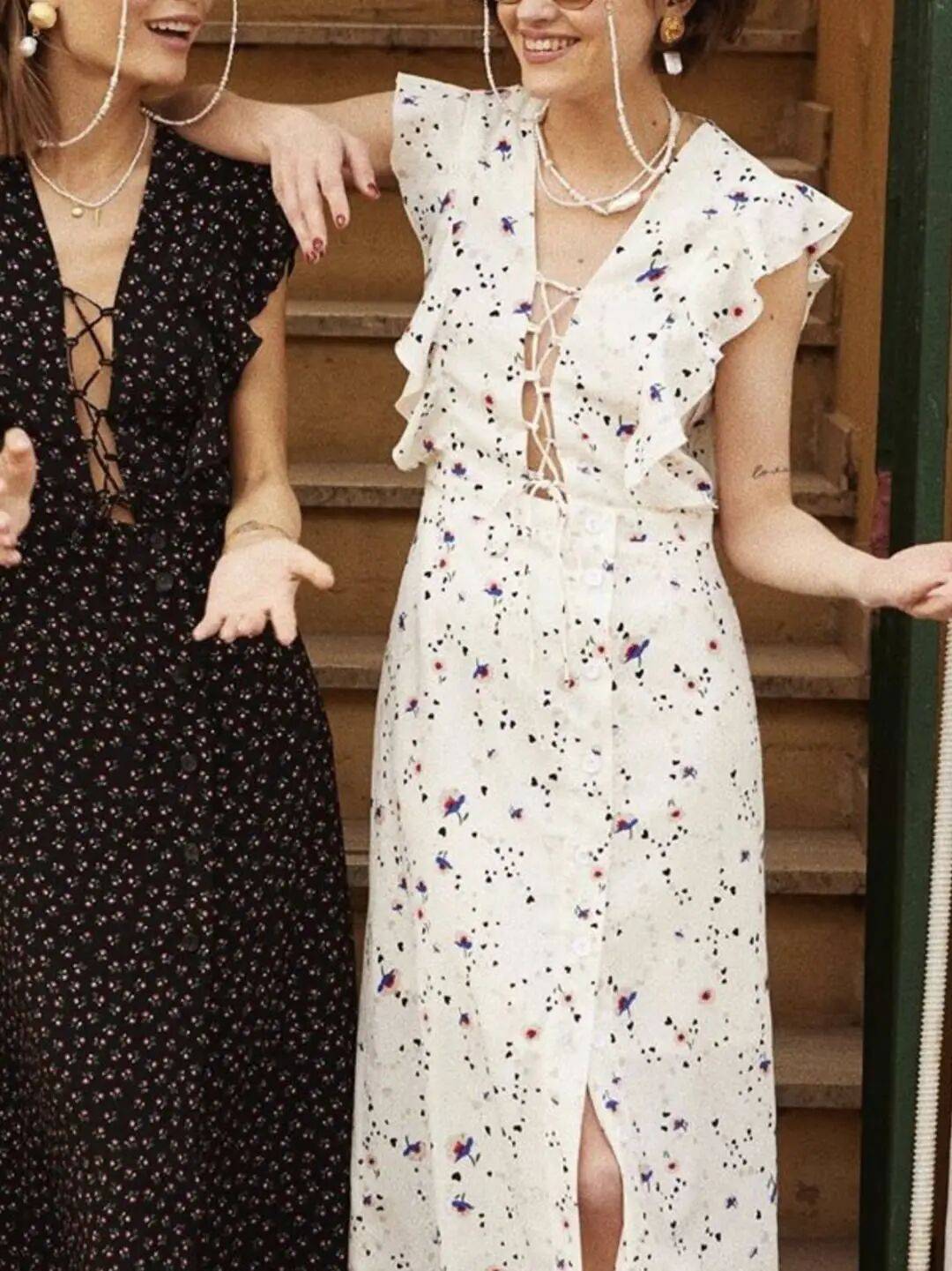 M&ugrave;a h&egrave; n&agrave;y, v&aacute;y tea dress m&agrave; phối c&ugrave;ng 