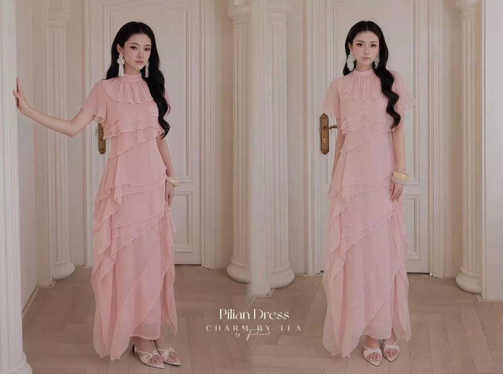 M&ugrave;a h&egrave; n&agrave;y, v&aacute;y tea dress m&agrave; phối c&ugrave;ng 