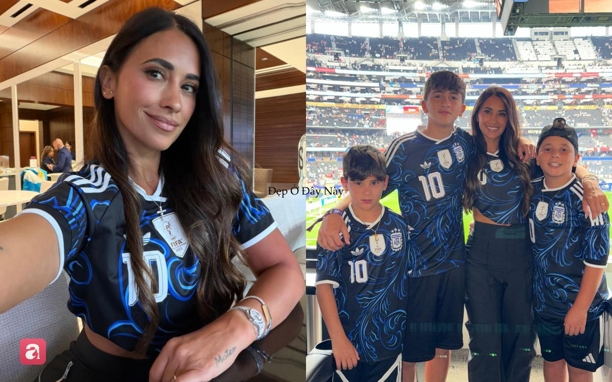 Vợ Messi và Ronaldo tranh thủ