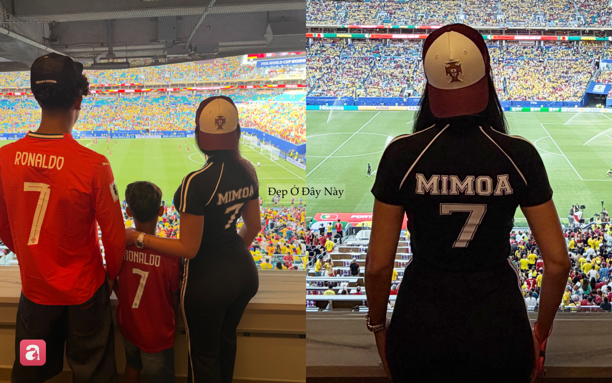 Vợ Messi và Ronaldo tranh thủ