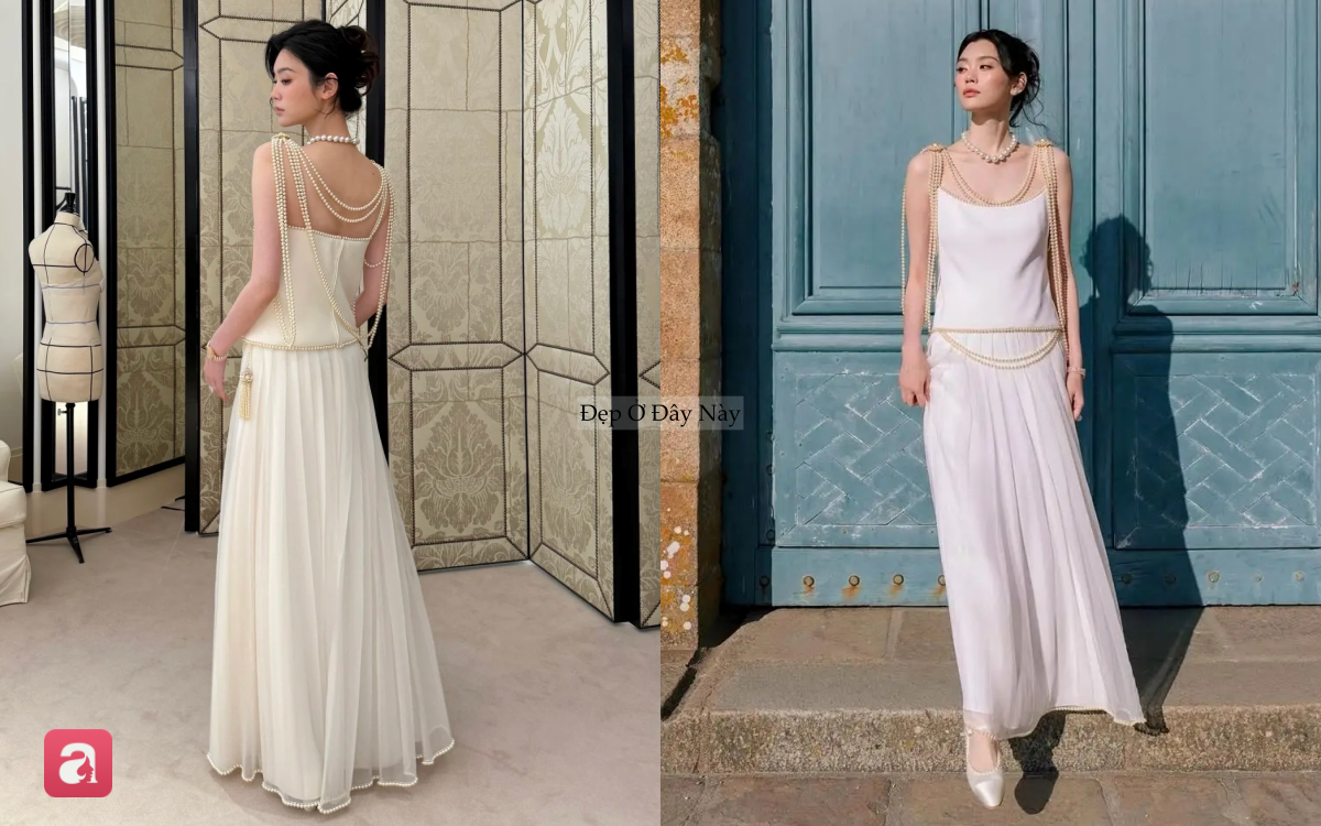 6 chiếc đầm cưới đẹp như mơ của Hề Mộng Dao: Mỗi thiết kế l&agrave; một chương trong chuyện t&igrave;nh cổ t&iacute;ch - Ảnh 7.