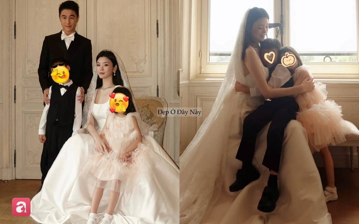 6 chiếc đầm cưới đẹp như mơ của Hề Mộng Dao: Mỗi thiết kế l&agrave; một chương trong chuyện t&igrave;nh cổ t&iacute;ch - Ảnh 8.