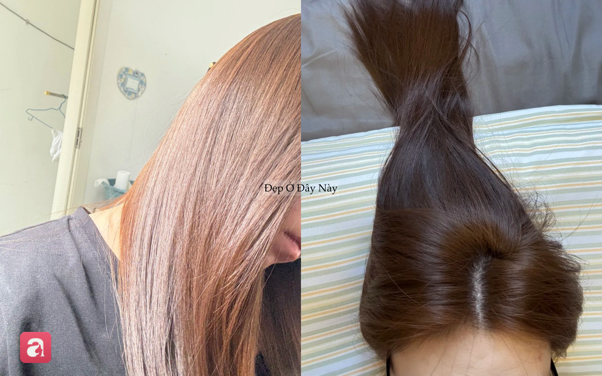 Thử kiểu ủ tóc ngược đang gây sốt, mái tóc của tôi như