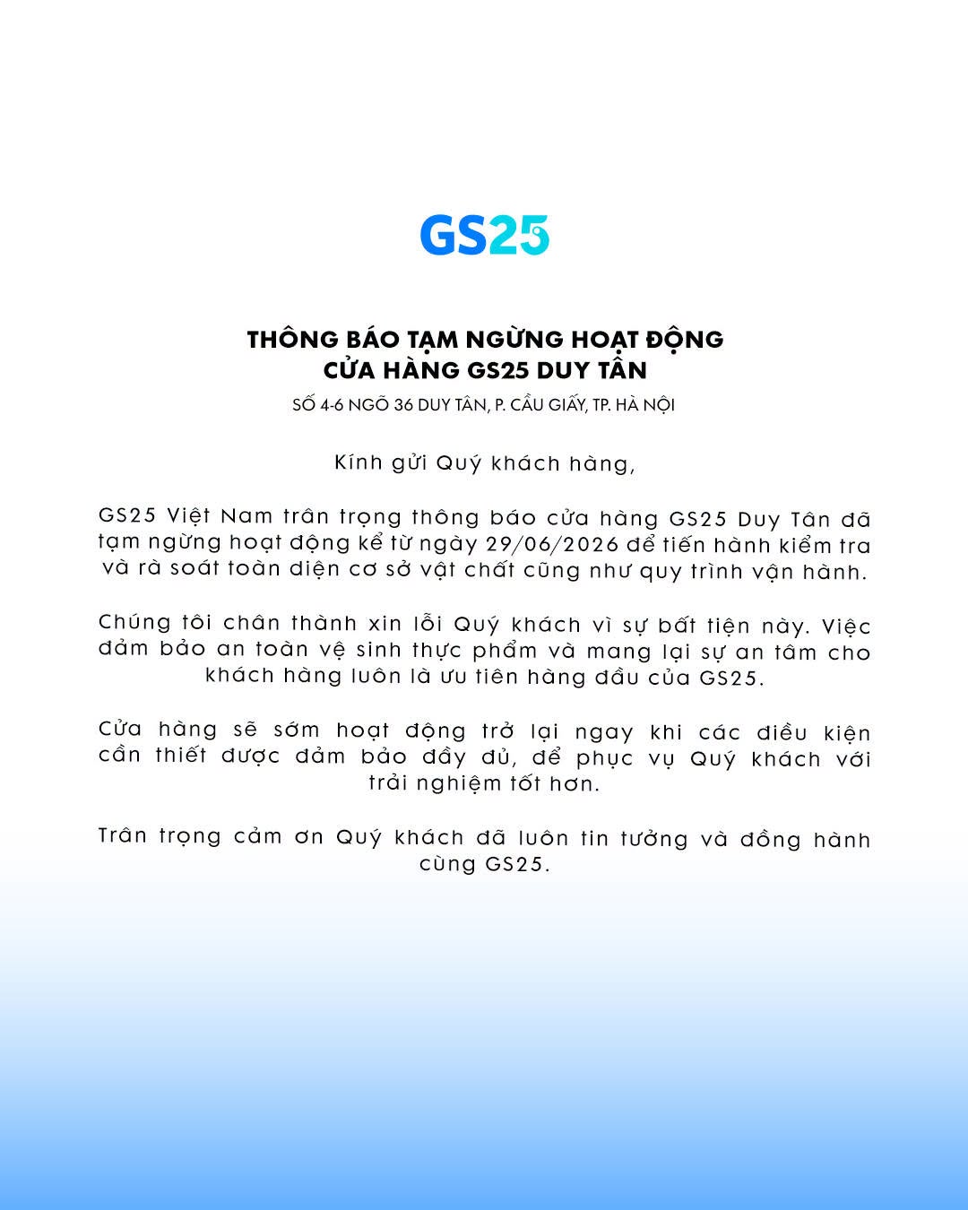 GS25 H&agrave; Nội tạm dừng hoạt động sau clip chuột g&acirc;y x&ocirc;n xao về ti&ecirc;u ch&iacute; Fresh - Ảnh 1.