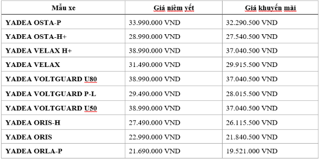 Th&uacute;c đẩy chuyển đổi từ xăng sang xe điện, YADEA triển khai nhiều ch&iacute;nh s&aacute;ch hỗ trợ người d&ugrave;ng tại H&agrave; Nội v&agrave; TP.HCM - Ảnh 1.