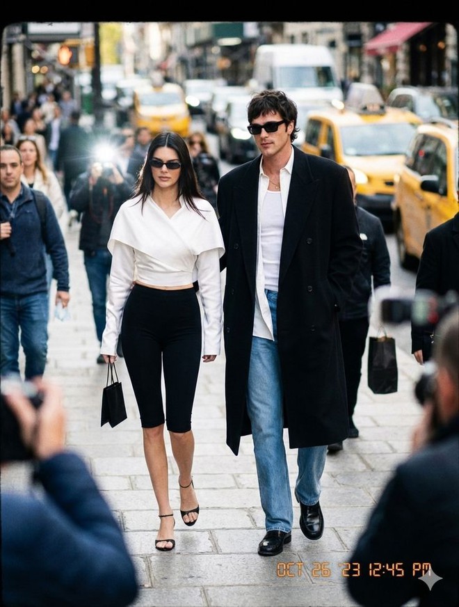 Kh&ocirc;ng cần AI gh&eacute;p đ&ocirc;i nữa v&igrave; Kendall Jenner v&agrave; Jacob Elordi đ&atilde; c&oacute; loạt ảnh đồ đ&ocirc;i thật rồi! - Ảnh 1.