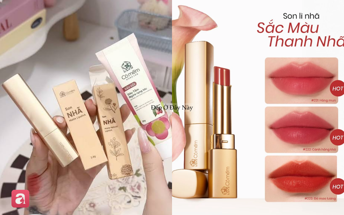 Chẳng thua gì hàng ngoại: 4 thỏi son