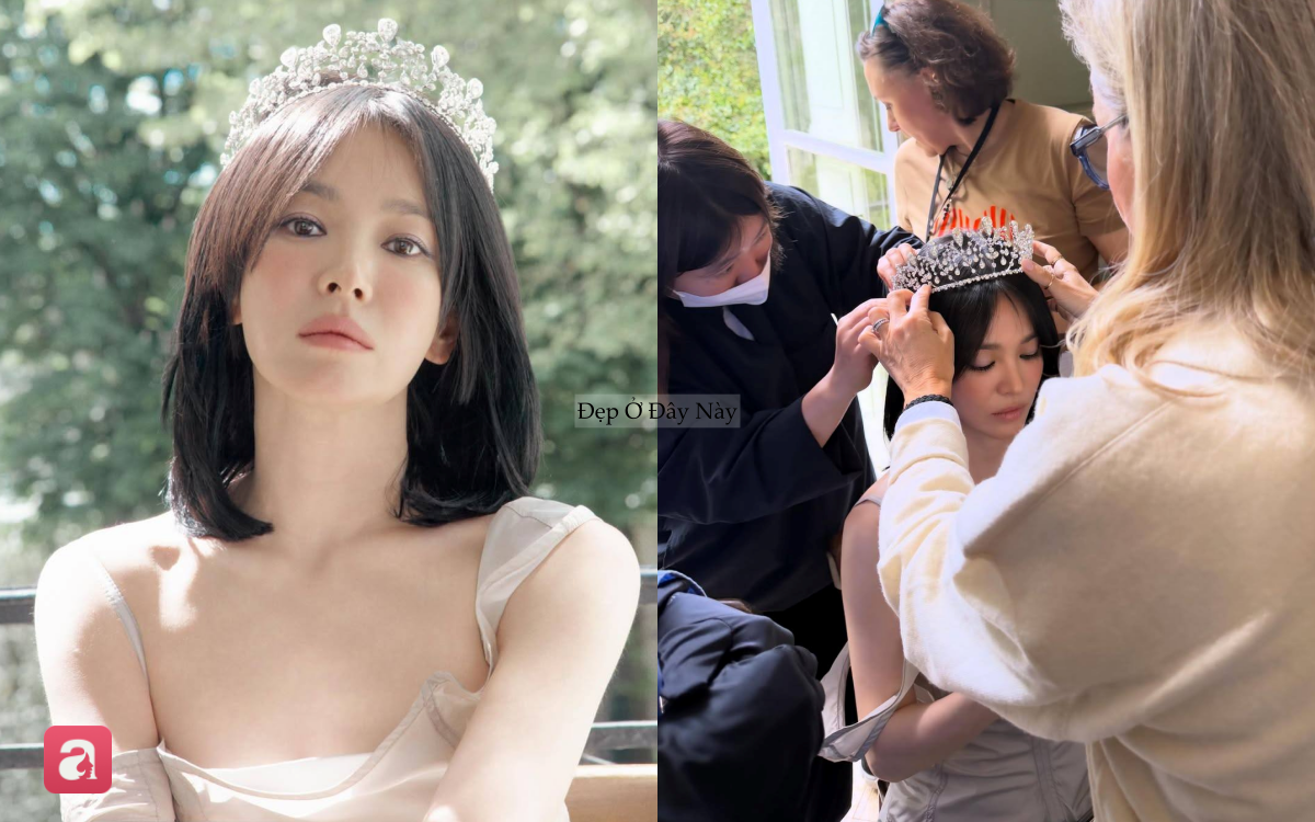 Chiếc vương miện hơn 100 tuổi của Song Hye Kyo v&agrave; m&agrave;n đụng độ bất ngờ với Anne Hathaway - Ảnh 3.