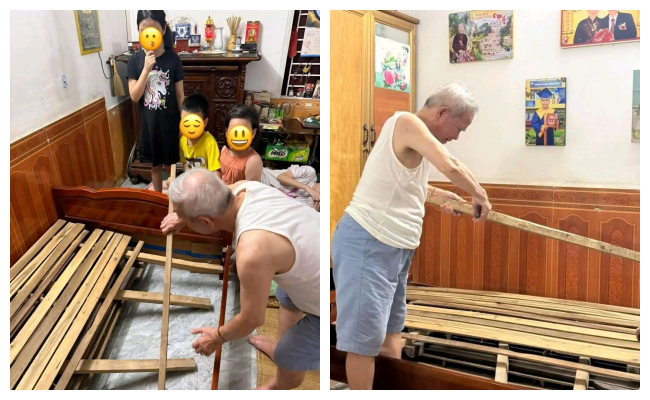 Mẹ dọn dẹp tới 12 giờ đ&ecirc;m v&igrave; con trai đu quầy nước vỡ tan t&agrave;nh - Ảnh 1.