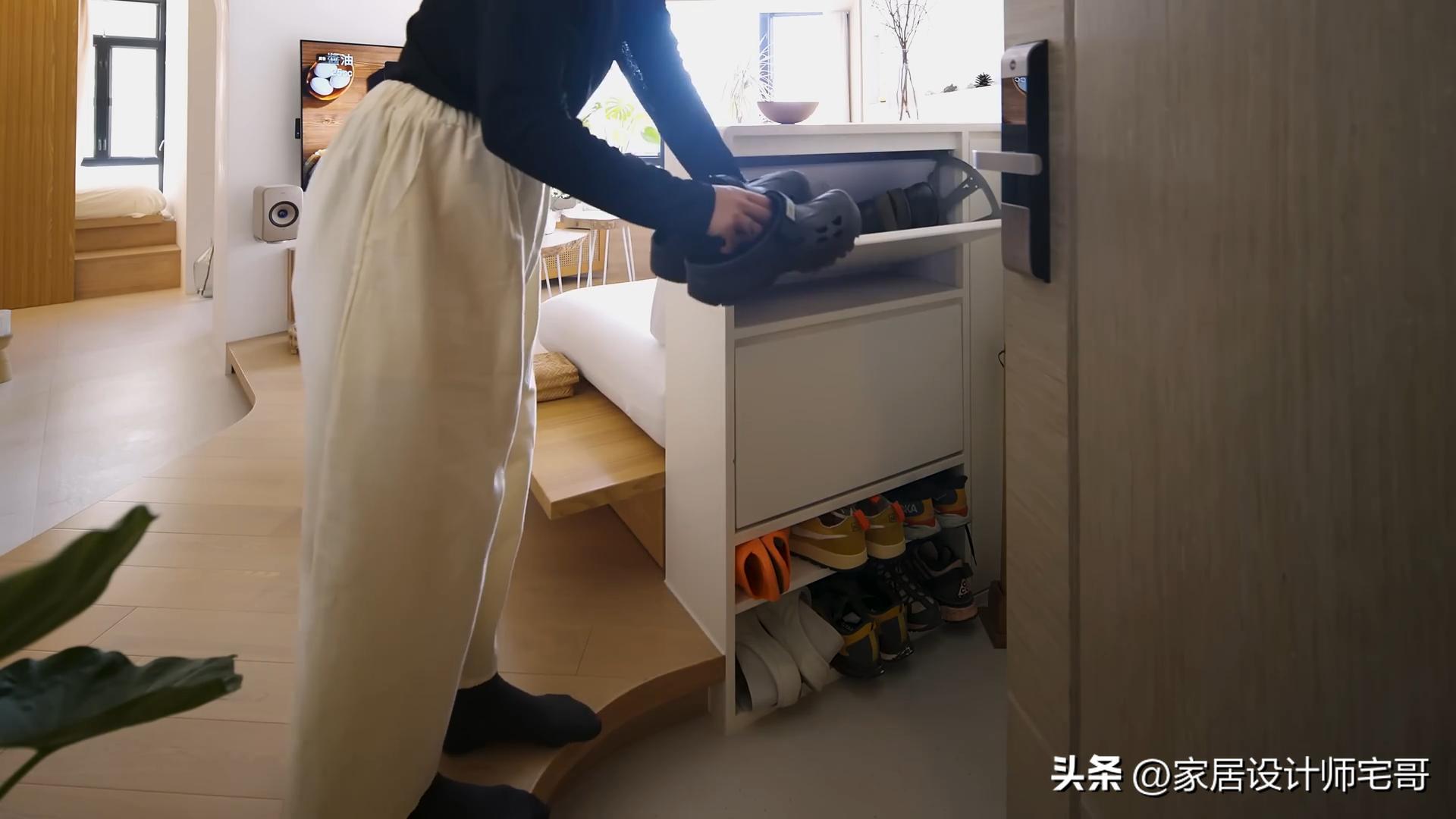Cô gái chưa từng học thiết kế biến căn hộ 48m² thành ngôi nhà trong mơ: 2 phòng ngủ, bàn ăn 6 người và bí quyết khiến ai xem cũng muốn học theo - Ảnh 4.