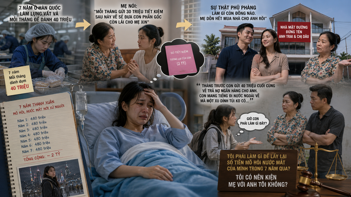 Bị mẹ lấy tiền lương 7 năm , con g&aacute;i phải l&agrave;m sao để lấy lại quyền lợi? - Ảnh 1.