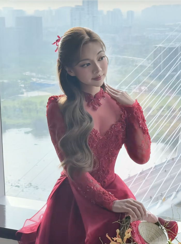 &Aacute;i nữ chưởng m&ocirc;n ph&aacute;i Vịnh Xu&acirc;n Katleen Phan V&otilde; ch&iacute;nh thức l&ecirc;n xe hoa - Ảnh 2.