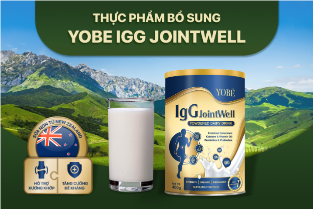 Giải ph&aacute;p tăng cường sức khỏe xương khớp cho cả nh&agrave; từ sữa YOBE IgG Jointwell - Ảnh 1.