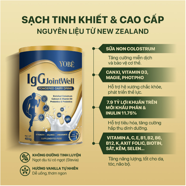 Giải ph&aacute;p tăng cường sức khỏe xương khớp cho cả nh&agrave; từ sữa YOBE IgG Jointwell - Ảnh 2.