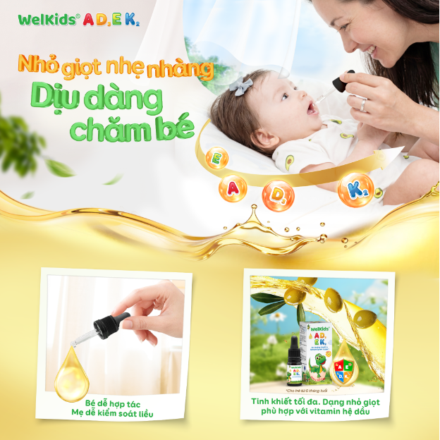 Một giọt WelKids&reg; ADEK &ndash; Đủ bộ tứ v&agrave;ng, nu&ocirc;i con khỏe mạnh to&agrave;n diện - Ảnh 5.