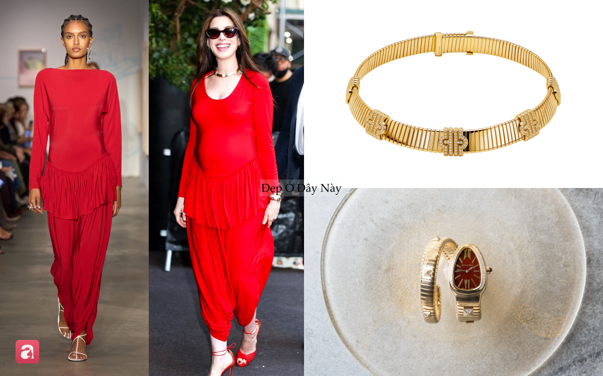 Bà bầu sành điệu nhất lúc này gọi tên Anne Hathaway: Lên đồ thời thượng, phụ kiện tiền tỷ khi ra đường - Ảnh 5.