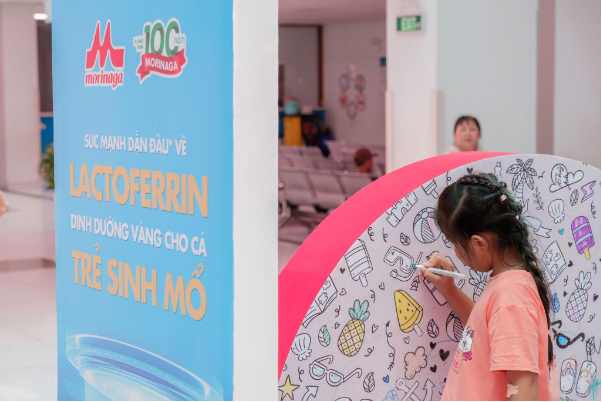 Morinaga mang m&ugrave;a h&egrave; rực rỡ đến với h&agrave;ng ng&agrave;n em nhỏ tại Bệnh viện Nhi Đồng Th&agrave;nh Phố - Ảnh 4.